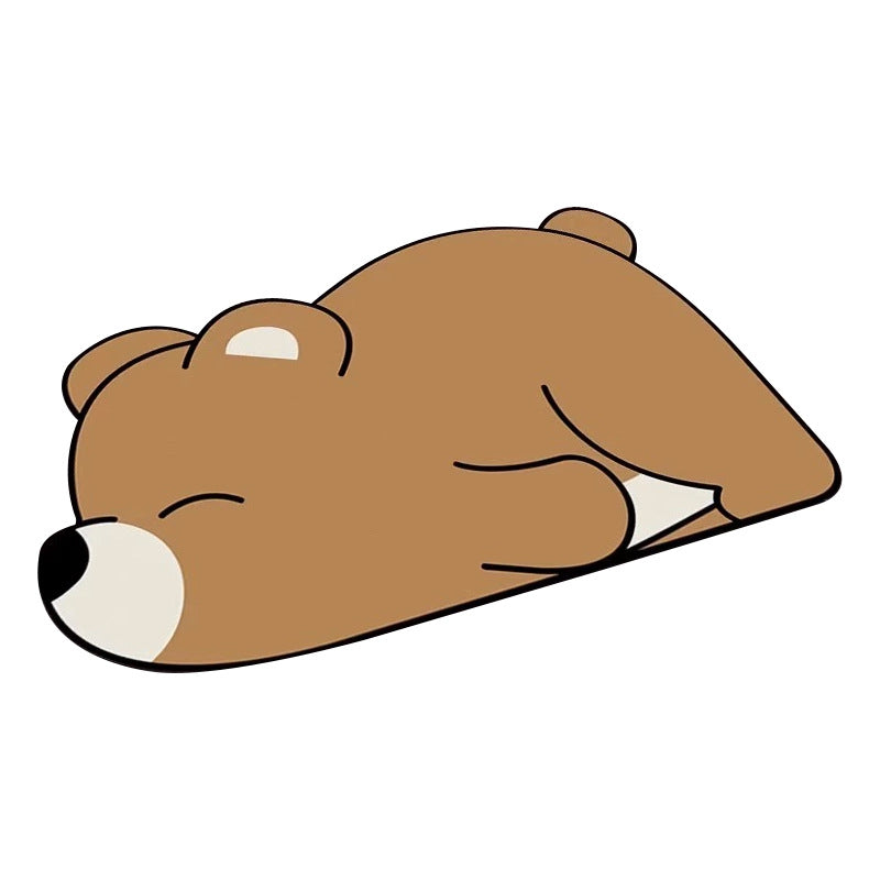 Stall small commodities Diatom mud floor mat Toilet quick-drying absorbent mat Toilet non-slip mat Bathroom door mat