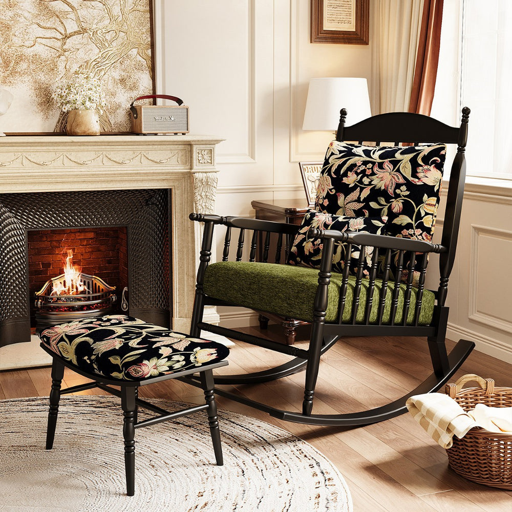 Single living room sofa chair designer small apartment american light luxury rocking chair frameless sofa lazy casual rocking chair