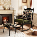 Single living room sofa chair designer small apartment american light luxury rocking chair frameless sofa lazy casual rocking chair