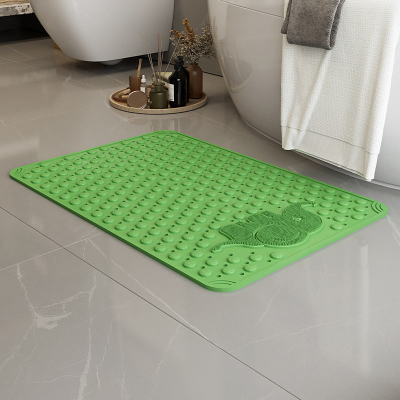 Bathroom non-slip mat, shower house children's anti-drop foot mat, bathroom bath mat, environmentally friendly PVC massage floor mat