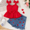 New children's clothing foreign trade girl summer suit