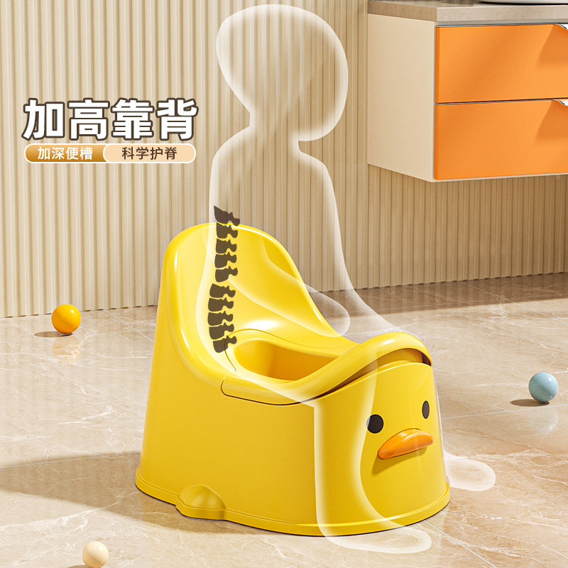 Kids potty training toilet - easy-to-assemble all-in-one design for baby boys and girls