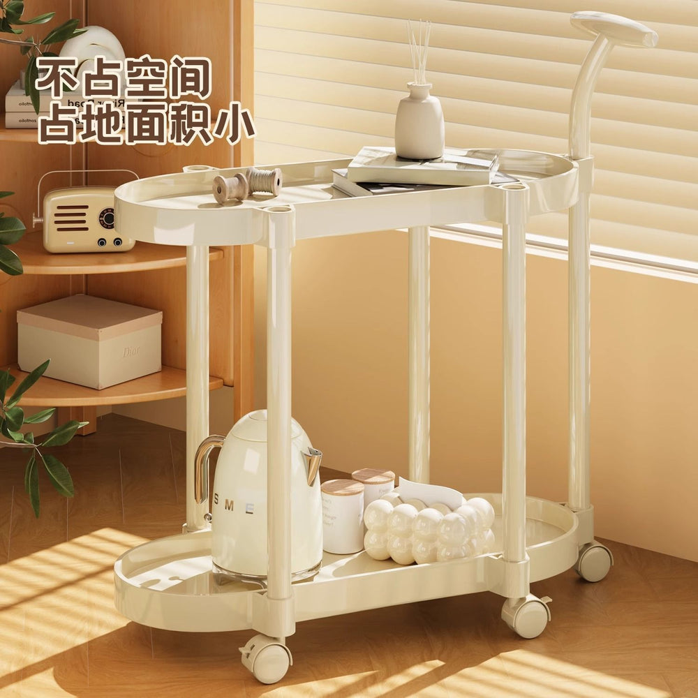 Mobile kitchen cart, simple side table, household living room side table, corner table, bathroom shelf, small trolley