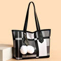 new arrivalcontrast color shoulder bagfashion large capacity satchel bag easiest for matchladieswear bag tote bag one piece dropshipping