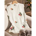 Women's new summer french chic embroidered sleeveless blouse with open front and collar – perfect for office and commuting