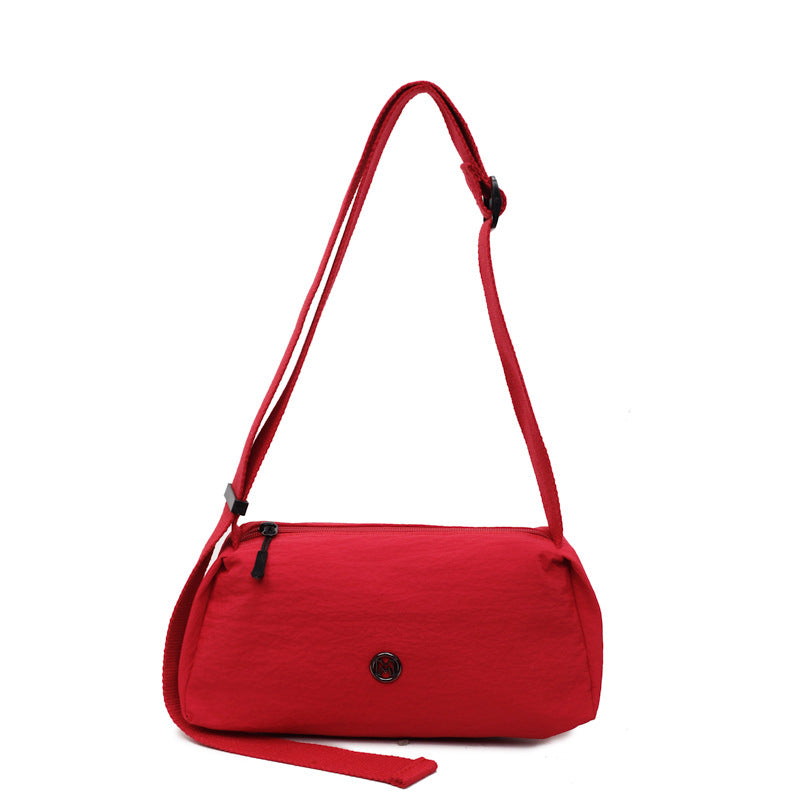 Cross-border new 2025 simple large-capacity messenger bag casual shopping fashion casual women's shoulder pillow bag