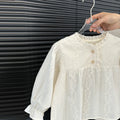 Forest style children's clothing girl spring & fallnew arrival shirt shirt kids stylelong sleevesfashiontops baby girl spring & fall clothing
