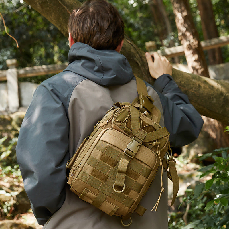 Factory hot-selling shoulder bag men's multi-functional outdoor fishing equipment bag kettle bag simple casual messenger cycling bag