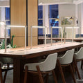Library reading lamp rectangular office desk study desk reading desk long strip supports desk lamp