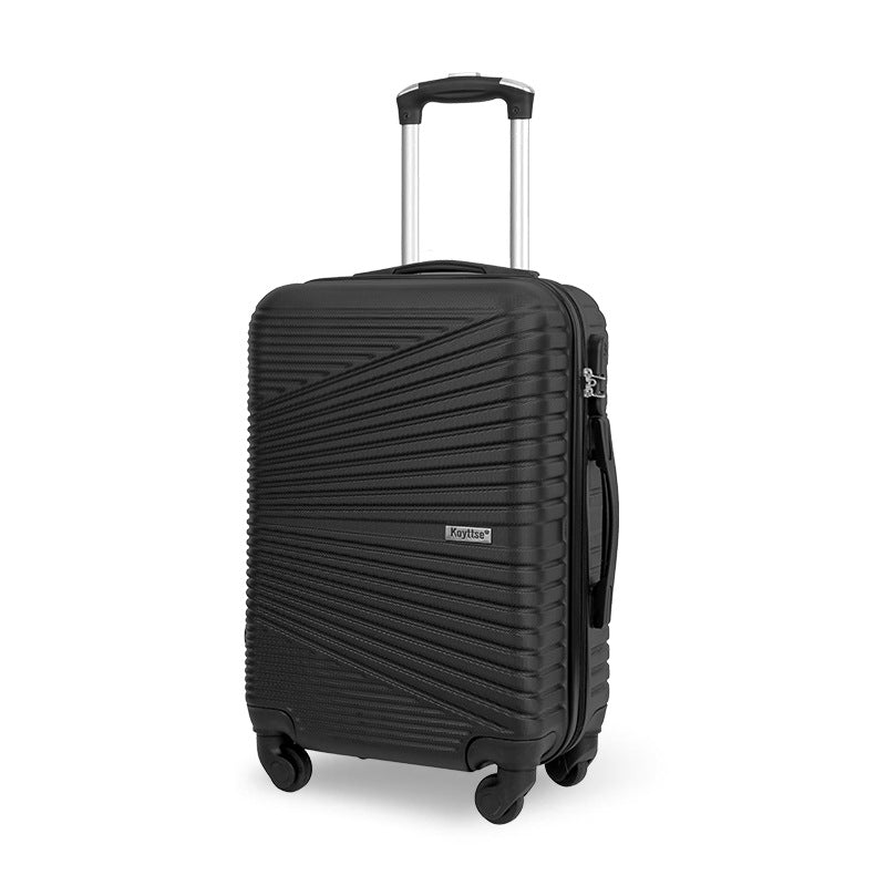 Cross-border explosive high-value suitcase large-capacity universal wheel trolley case ABS five-piece zipper case password box