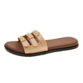 Wholesale foreign trade slippers: retro fairy beach style, new summer soft-soled seaside  french sandals, one-strap slides