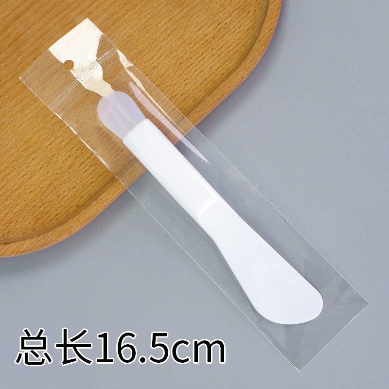Beauty silicone brush facial mask brush makeup brush soft bristle head brush mud mask beauty tool fan-shaped fruit acid brush