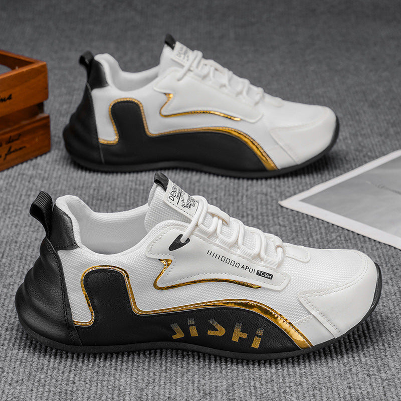 2025 men's new winter breathable chunky sneakers lightweight mesh athletic casual shoes men's fashion trendy skate shoes
