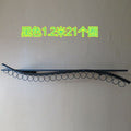 Wall-mounted side rack children's clothing store decoration clothes rack wavy side-mounted women's clothing front-mounted side rack wall-mounted clothes