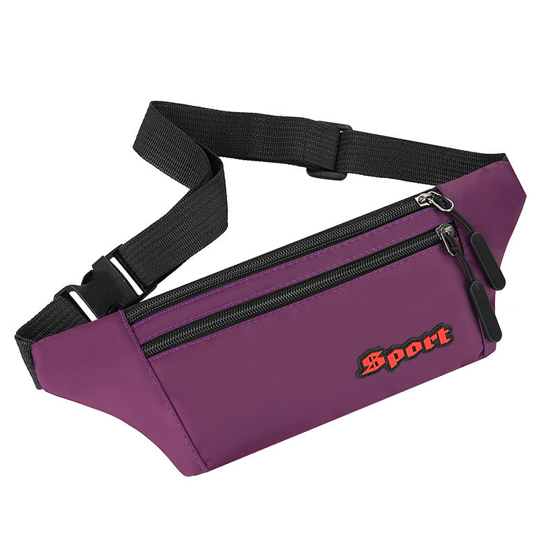New niche men's messenger bag fashion spring and summer multi-functional breast bag fitness outdoor sports mobile phone fanny pack women