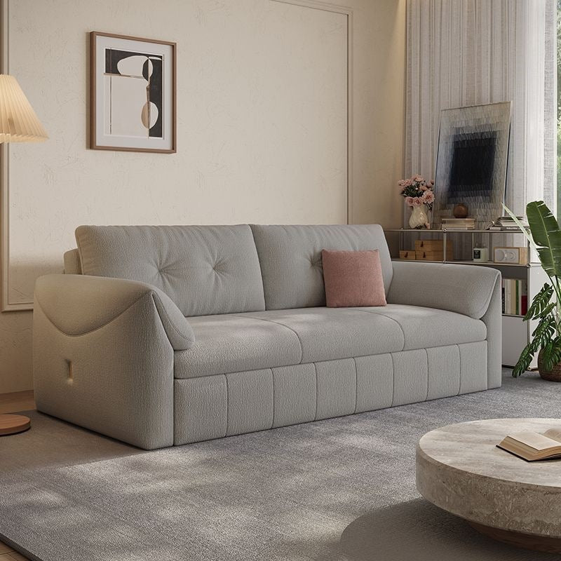 Sofa bed all-in-one dual-purpose foldable multi-functional small apartment storage straight row cream style popular bedroom sofa