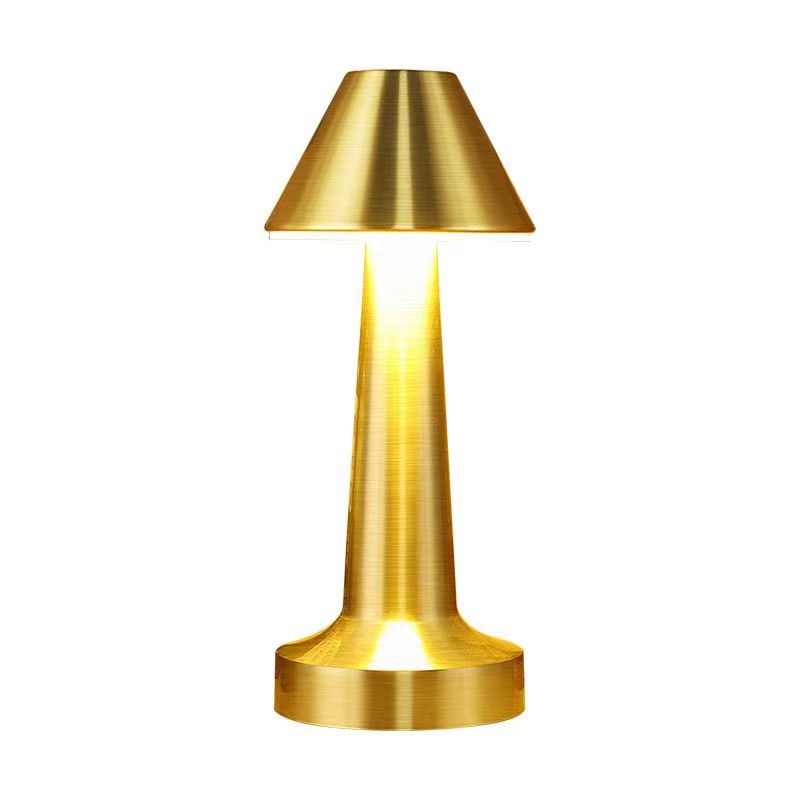 Usb rechargeable bar table lamp - retro decorative ambient light for coffee shops, restaurants, ktv, desktops, outdoor camping - touch control night light