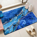 dropshipping oil painting style marble diatom mud bathroom non-slip mat water-absorbent quick-drying floor mat