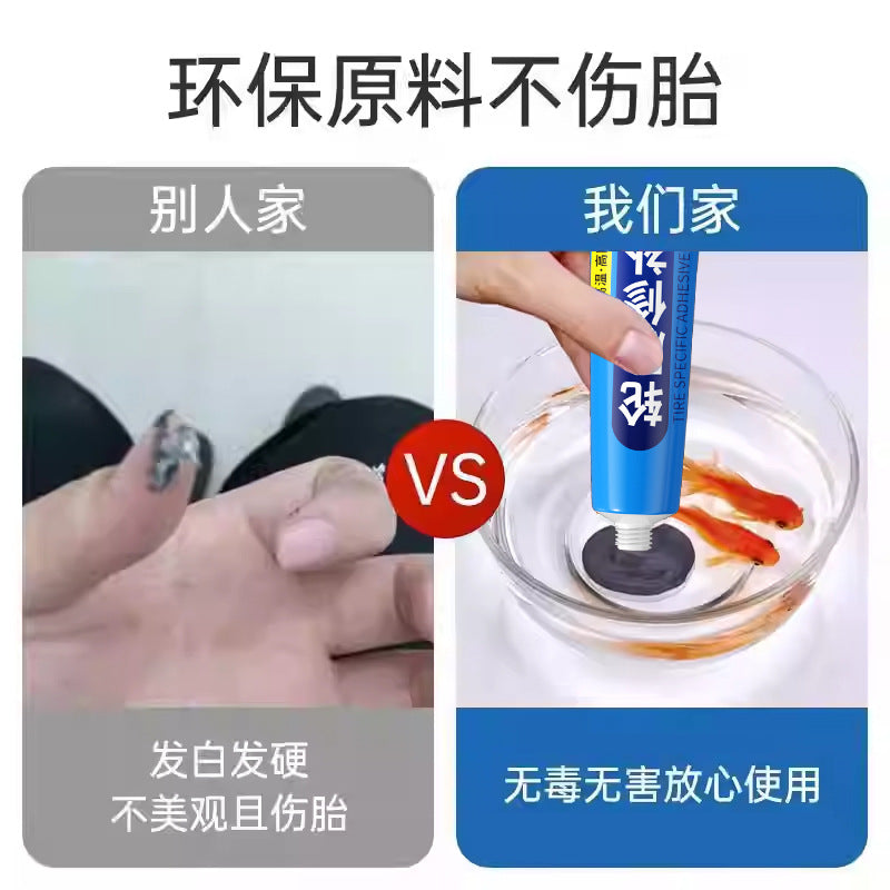 Car tire side cracks Rubber glue Special rubber for tire repair Repair external tire wall scratches Repair seal