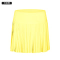 Carefully selected new water-cooled elastic fashionpleated skirt double-layer fashion tape three-point sports pants dk383