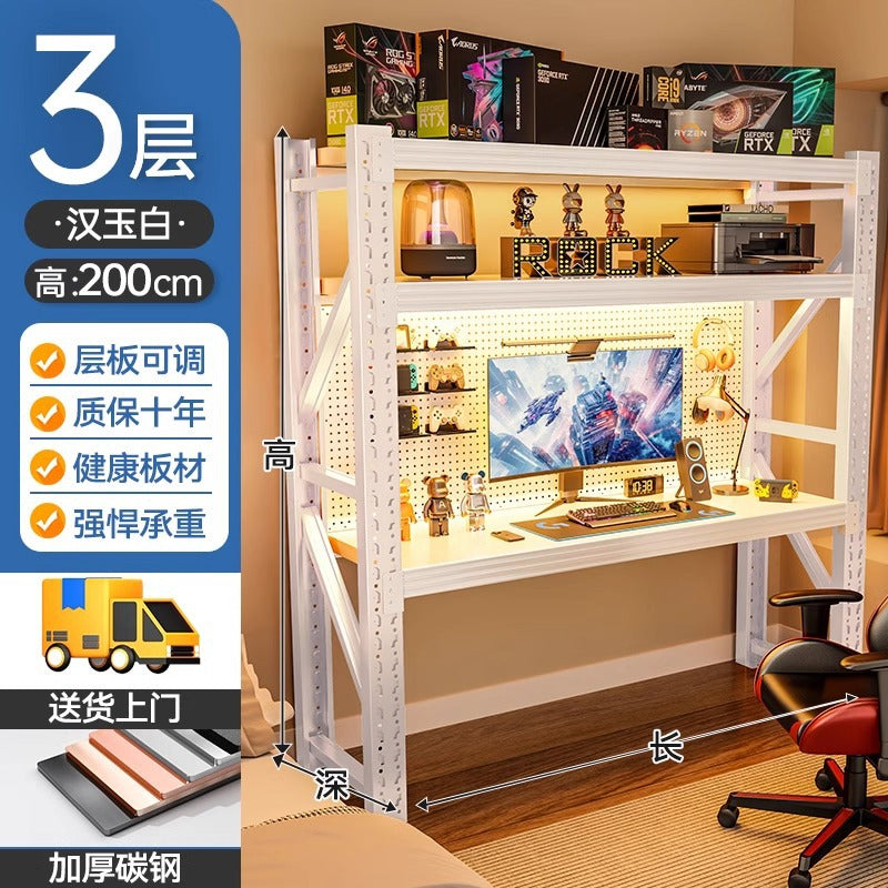 Computer desk desktop simple shelf e-sports table diy multi-layer storage rack storage rack for home desk storage rack