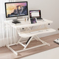Standing desk adjustable height laptop monitor stand foldable computer table