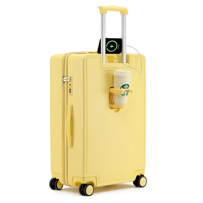 Lee ultra-light suitcase 20-inch boarding case 24-inch trolley case suitcase universal wheel high-value explosion-proof zipper