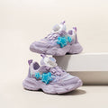 autumn new girls' athletic shoes - breathable mesh, lightweight running shoes with rotating buckle for mid-to-large children - trendy online style