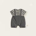 Baby summer clothes boys' rompers short sleeve summer thin outwear infant summer super cute crawling suit