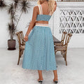 summer new arrival: strapless backless camisole dress, vintage print maxi dress, cross-border e-commerce  style for women