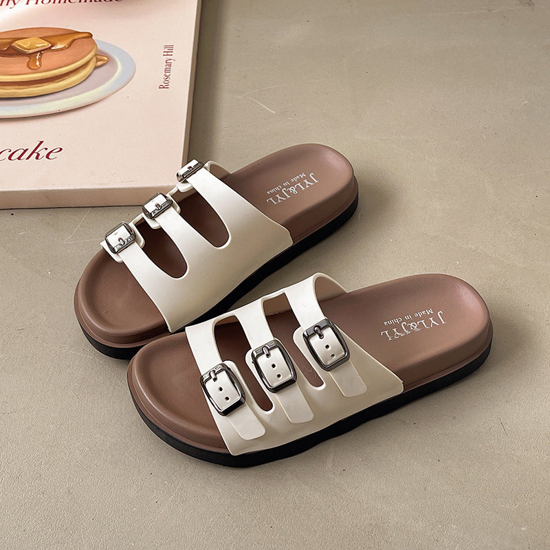 New birkenstock-style women's summer slides - outdoor wear, non-slip, couple's "cloud-like" comfort, summer sandals