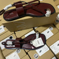 Za new 2024 summer square toe thong sandals women's criss-cross strap casual outdoor beach fashion shoes