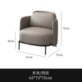 Business negotiation single sofa hotel lobby rest area sofa office light luxury reception sofa booth