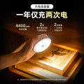 Human body sensor light bedroom sleeping light for home aisle smart bedside aisle light sound and light control rechargeable night light