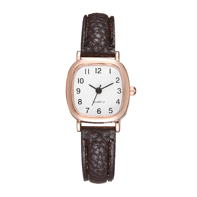 Ins super popular douyin watch, mori girl style watch, k-style elegant thin strap, simple, compact and versatile watch