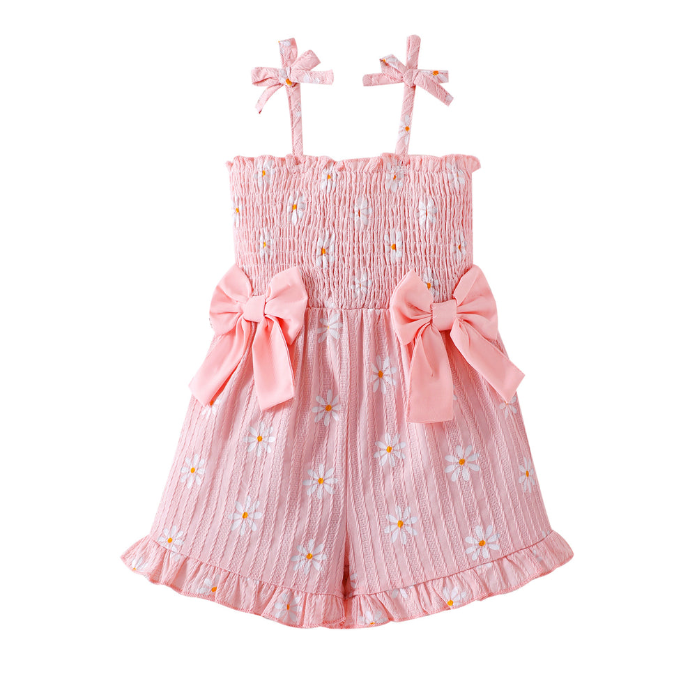 Children's clothing cross-border european and american girl suspender one-piece pants baby children's clothing suit