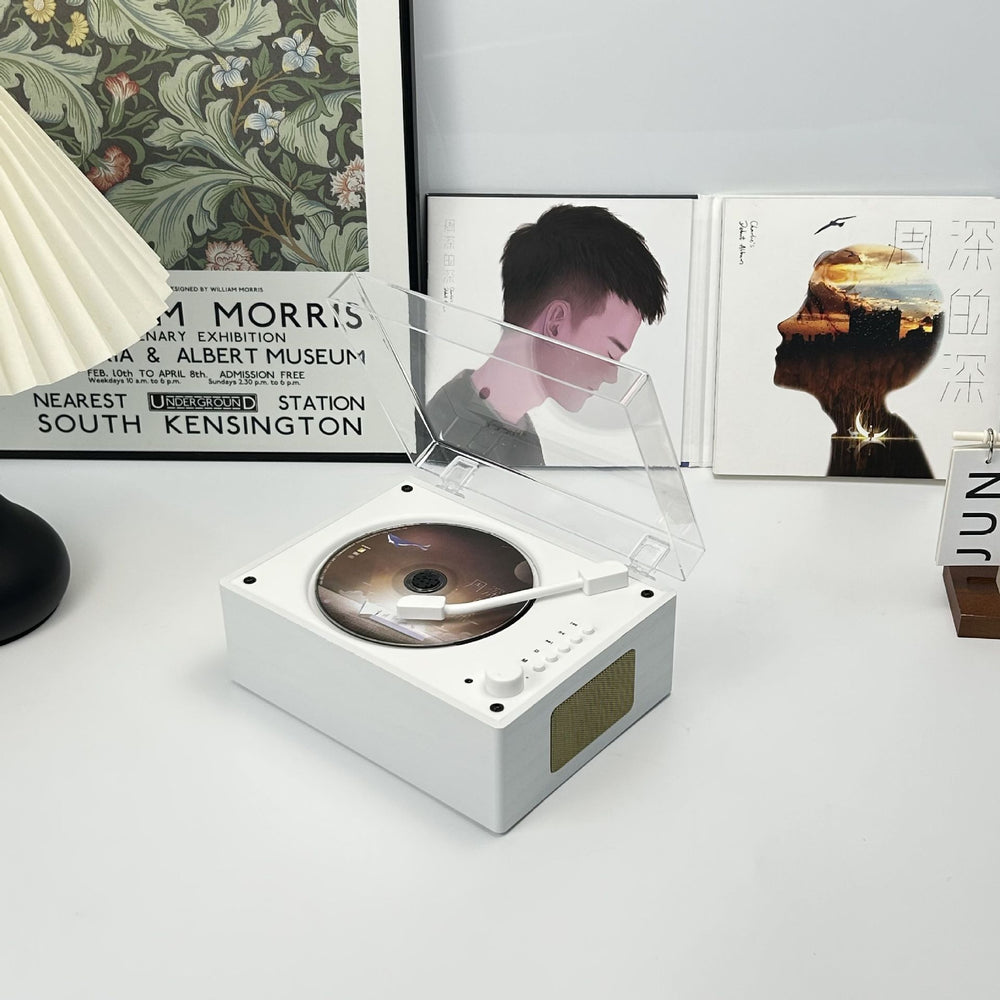 Bayin box 2025 cd player retro usb all-in-one speaker album disc music player two-way bluetooth