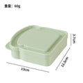 japanese style crisper plastic for homesuit toast wheat straw sandwich storage box outdoor portable lunch box