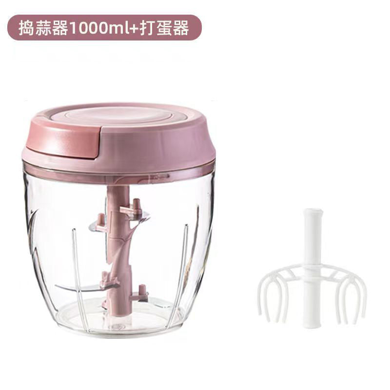 Garlic masher - manual garlic press - mini kitchen garlic crusher - garlic chopper - garlic paste maker - baby food supplement - small food processor