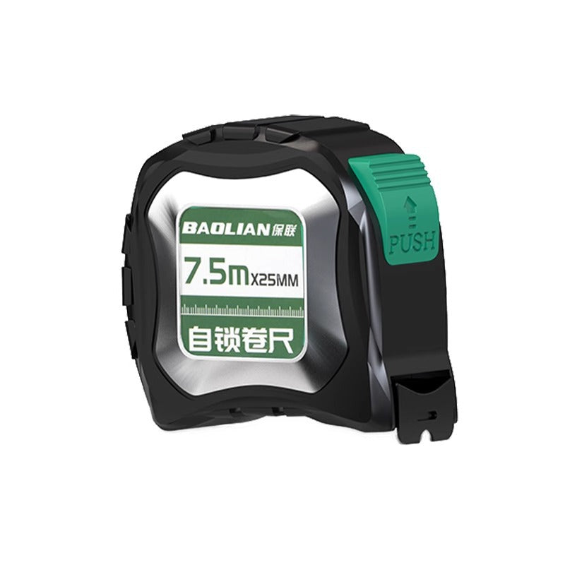 Baolian steel tape measure household 3 meters 5 meters 7.5 meters meter ruler measuring ruler box ruler ring ruler high precision wear-resistant and anti-drop ruler