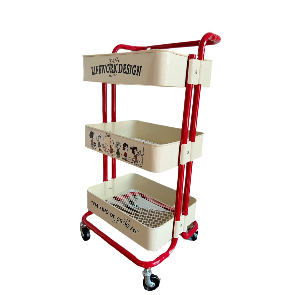 Influencer-style rolling cart shelf - home use, kitchen, bedroom, snack rack, living room multifunctional storage organizer - wholesale