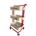 Influencer-style rolling cart shelf - home use, kitchen, bedroom, snack rack, living room multifunctional storage organizer - wholesale