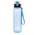 High-style sports water bottle with a creative frosted finish. large capacity, perfect for summer. portable plastic cup ideal for cycling, fitness, and sports
