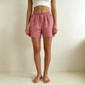 european and american export cross-border slim-fit spicy girl low-rise casual home plaid shorts