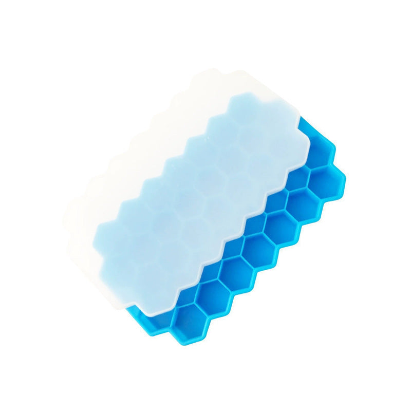 Silicone ice cube tray mold - easy release, quick freezing, fast ice dispensing - home use ice making mold - honeycomb ice cube tray - cross-border hot seller
