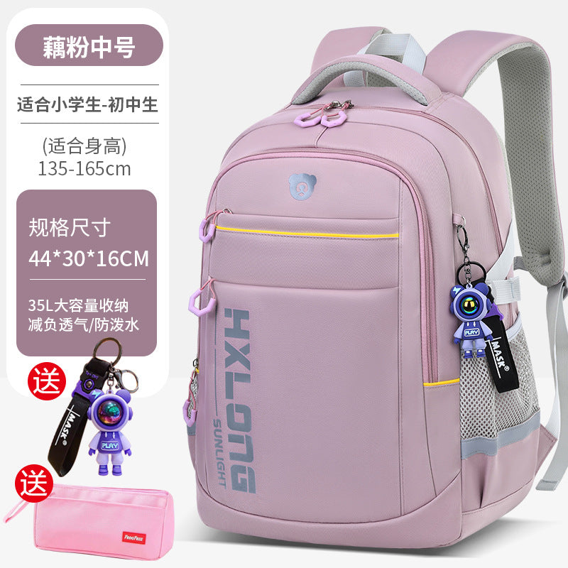 2026 new school backpack for middle and high school students - extra large capacity, lightweight, and spine-protecting design for boys and girls