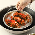 New 316 stainless steel double handle steaming tray - multi-purpose steamer insert for home kitchen rice cookers - wholesale