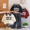 Boys' hoodie set - new  collection: stylish and trendy kids' autumn/winter casual two-piece set - wholesale available