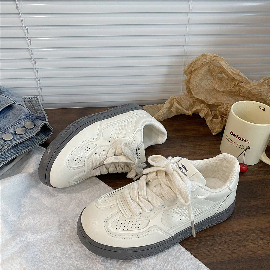 Retroniche style german training sneakers for women ins trendy 2025 summernew arrival breathable easiest for matchcasual sports white shoes