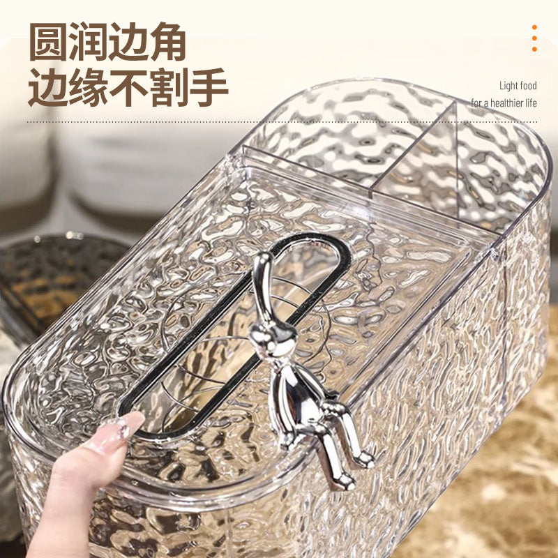 Hand wipe tissue box Acrylic living room bathroom pumping box Paper box Napkin surface paper box Paper towel storage box